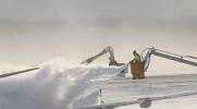 Lake-Effect Snow Squall Slams New York During Aircraft Landings.