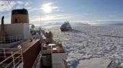 Main image for US Coast Guard Frees Cruise Ship Trapped in Antarctic Ice.