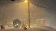 Main image for Lake-Effect Snow Causes Whiteout Conditions in New Buffalo.