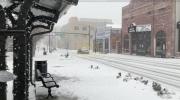 Main image for Time-Lapse Shows Winter Overtaking Greenville as Snow Blankets City.