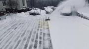 Main image for Autonomous Snow Blower Clears Massive New Jersey Driveway Overnight.