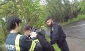Main image for Bodycam Shows Arrest of Neo-Nazi Who Manufactured Homemade Bomb.