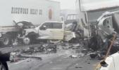 Main image for BREAKING: Nearly 60 Vehicles Involved in Chain-Reaction Crash on Highway 99.