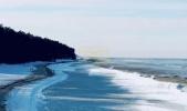 Main image for Rare Pancake Ice Forms Along Poland's Frozen Baltic Coast.
