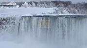 Main image for Niagara Falls Draws Crowds as Rare Winter Freeze Transforms Icon.