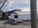 Main image for COLLISION: Train Obliterates Stuck Semi at South Carolina Crossing.