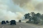 Main image for Smoke From Florida Brush Fire Shuts Down I-95 Traffic.