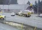 Main image for Close Call: Dashcam Captures Snowplow's Narrow Escape on Slick Highway.