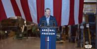 Main image for Secreatry of War Hegseth Warns Iran With Message of U.S. Resolve and Strength.