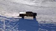 Main image for Huge Crowd Fills Frozen Lake St. Clair for Ice Race Event.