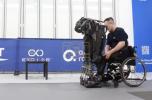 Main image for New Robotic Exoskeleton Helps Paralyzed Users Walk Independently.
