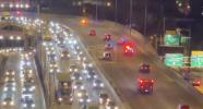 Main image for Last Night, Massive Security Convoy Escorts Netanyahu Ahead of White House Meeting.