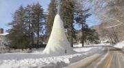 Main image for Ice Volcano Emerges in Upstate New York