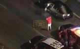 Main image for Armed Suspect Surrenders After 100 MPH Sylmar Chase.