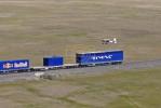 Main image for Aerobatic Pilot Completes Precision Train Runway Landing.