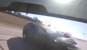 Main image for Dashcam Captures SUV Crash Near Oklahoma Trooper.