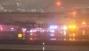 Main image for Last Night, Newark Airport Temporarily Shut After JetBlue Engine Emergency.