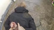 Main image for Officer Ends Foot Pursuit in Seconds by Jumping On Fence.