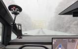 Main image for Tesla Cybertruck Navigates Blizzard Using Full Self-Driving.