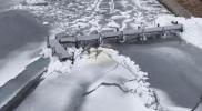 Main image for Timelapse Captures Ice Overtaking Long Island Coastline.