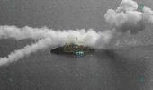 Main image for U.S. Forces Sink Iranian Warship, 20 Vessels Now Destroyed.