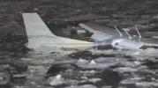 Main image for Two Injured After Small Plane Crashes in Hudson River.