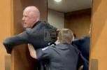 Main image for Republican Sen. Sheehy Physically Removes Disruptive Protester.