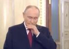 Main image for Leaked Video Shows Putin Coughing as He Struggles to Speak During Speech.