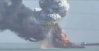 Main image for U.S. Navy Strike Destroys Iranian Warship at Bandar Lengeh.