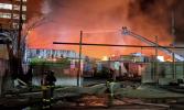 Main image for Five-Alarm Fire Rages Through Brooklyn Factory Overnight.