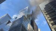 Main image for Midtown Skyscraper Fire Sends Black Plumes Over NYC