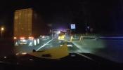 Main image for Distracted Truck Driver Slams Into Police Cruiser on New Jersey Highway.