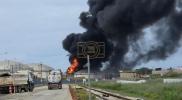 Main image for Fire Erupts at Haifa Refinery After Intercepted Missile Debris.