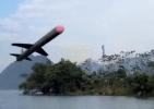 Main image for Not a Good Idea: Large RC Plane Flies Over Waterway.
