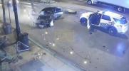 Main image for Early-Morning Police Chase Turns Violent as Car Crashes Into Caf&eacute;, Four Detained