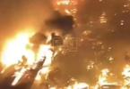 Main image for Overnight Inferno Levels in Malaysia, Thousands Flee as Flames Consume Entire Village.