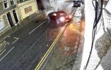 Main image for CCTV Captures BMW Smash Into Home, Suspect Flees