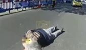 Main image for London Police Release Bodycam Footage Showing Taser Takedown After Golders Green Stabbing Attack.