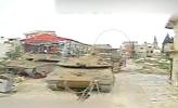 Main image for Hezbollah's military media published footage claiming to show FPV drone strikes on two Israeli Merkava tanks in Mays al-Jabal, southern Lebanon.