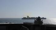 Main image for CENTCOM: U.S. Warship Blasts Iranian Cargo Vessel Defying Blockade.