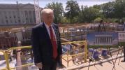 Main image for President Trump Unveils Impenetrable White House Expansion Featuring New Underground Hospital Complex.