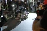 Main image for Night of Chaos Outside Newark ICE Detention Center Ends With Protester Pinned by State Police.