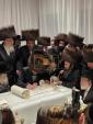 First Photos: Ma'amad K'tivas Ho'osiyos and Hachnasas Sefer Torah for the Sefer Torah donated by Reb Lipa Friedman, HY"V, to the Satmar Talmudei Torah Lipa Friedman Building in Boro Park.