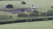 Main image for Devastating Footage Shows Royal Navy Helicopter Crash Near Sourton Devon Killing Three Service Members During Training Exercise.