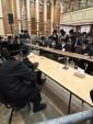 Nichum Aveilim at the Rachmastrivka Rebbe Brothers Shlit"a