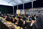 Historic 'Limud Shas Al Kivro' in Radoshitz; Siyum HaShas and Hilula Seudos on Chai Sivan held in the magnificent Landau Building