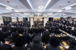 Historic 'Limud Shas Al Kivro' in Radoshitz; Siyum HaShas and Hilula Seudos on Chai Sivan held in the magnificent Landau Building