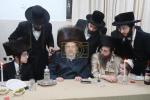 Simchas Bar Mitzvah for a great-grandson of Harav Hakadosh Rav Yaakov Meir Schechter Shlit"a, grandson of his son Harav Hagaon Rav Nachman Schechter A"H