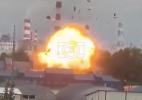 Main image for Dramatic Footage: Russian Air Defense Shoots Down Ukrainian Drone at Moscow Refinery.