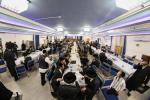 Shabbos Zachor in Tzfas: Satmar Yetev Lev Eretz Yisroel celebrates Siyum Chatzi HaShas, led by the Satmar Yerushalayim Av Beis Din Shlit"a, son of the Satmar Rebbe Shlit"a.